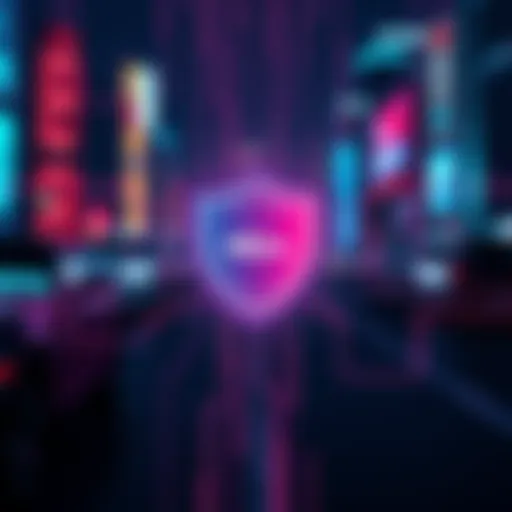 An illustration showing Mina's logo with a shield symbol to represent privacy protection against ID verification laws