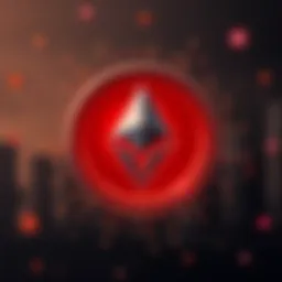 Illustration of the Monero cryptocurrency symbol with a red warning sign indicating a security breach due to a 51% attack