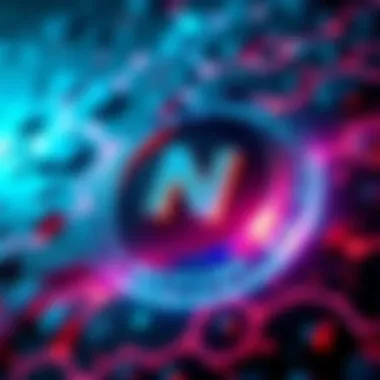 Illustration of the Neptune Cash logo representing privacy and security in cryptocurrency transactions