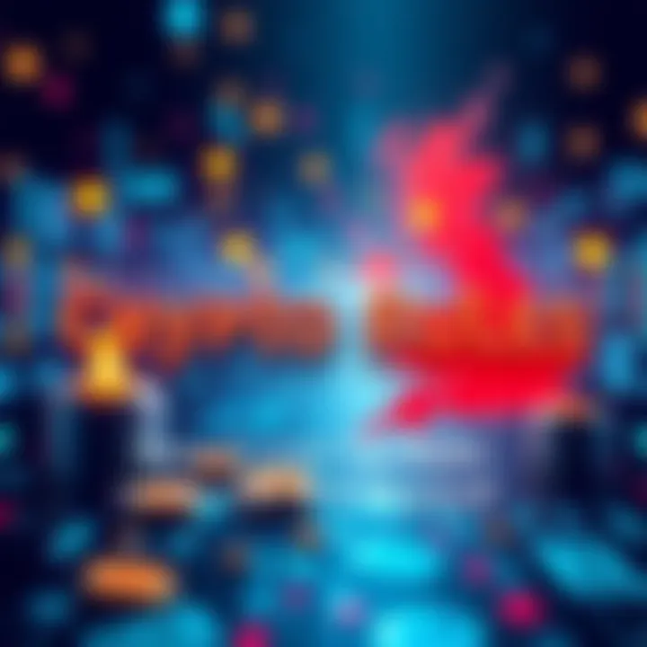 Graphic showing new tax regulations for cryptocurrency in the UK and other countries with symbols representing money and compliance