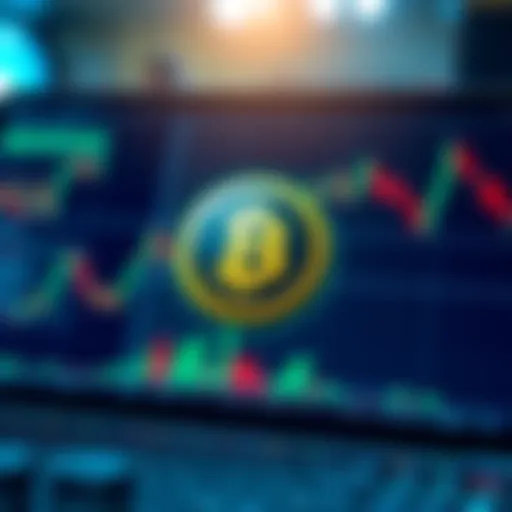 A graphic showing trading charts and the New Ecash logo, representing the trading environment for the new BTC fork
