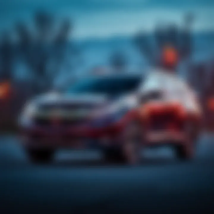 A sleek new Honda CR-V showcasing advanced design and technology features, ready for production launch in February 2027.