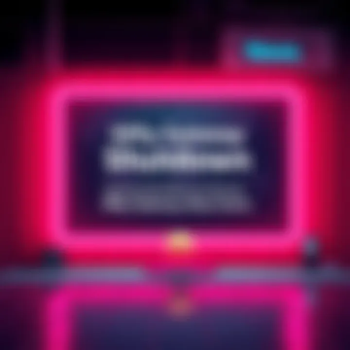 Nifty Gateway Shutdown Announcement A digital screen displaying the message about Nifty Gateway's shutdown, with a sad face emoji, symbolizing the decline of NFTs.