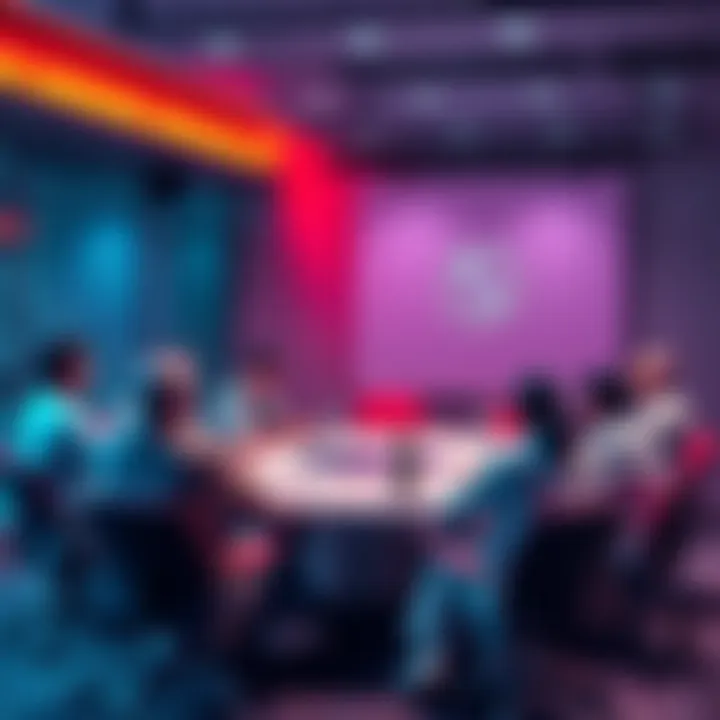 Participants discussing open source projects at a round table during the meeting on October 15, 2026