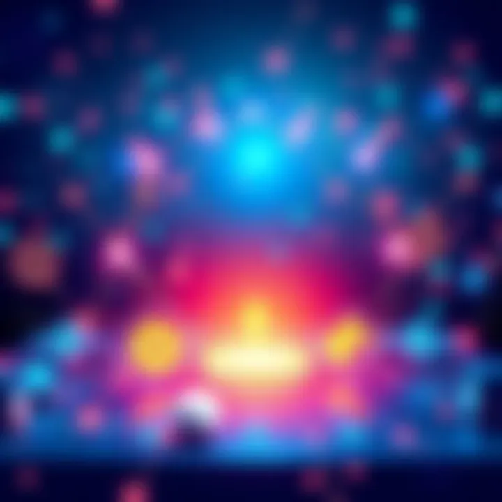 Illustration showing the merger of Osmosis and Cosmos Hub with blockchain visuals