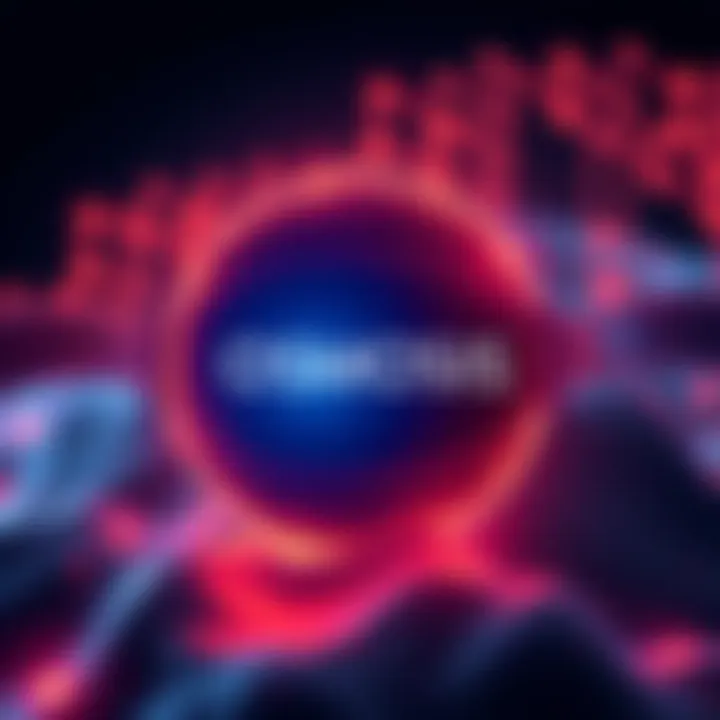 A digital representation of the Osmosis logo merging with the Cosmos Hub logo, symbolizing the proposed migration to enhance value capture.