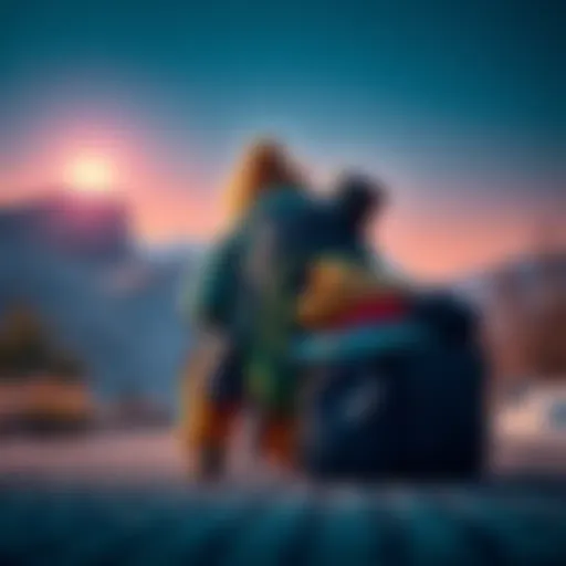 A person packing a backpack with clothes and essentials, ready for a new adventure after a scam ends.