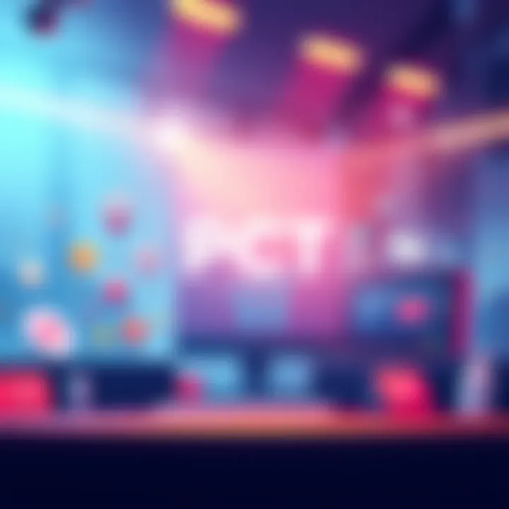 An illustration showing the PCT smart contract feature for subscription payments with symbols of e-commerce and streaming services.