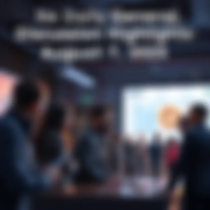 A group of people engaging in conversation about donuts and trading at a discussion forum