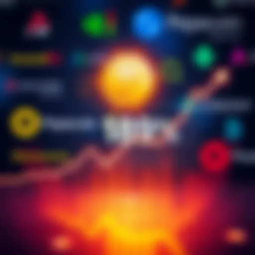 A chart showing Pepecoin's price surge of 189% over the last month, with multiple exchange logos like AscendEX and Biconomy in the background.