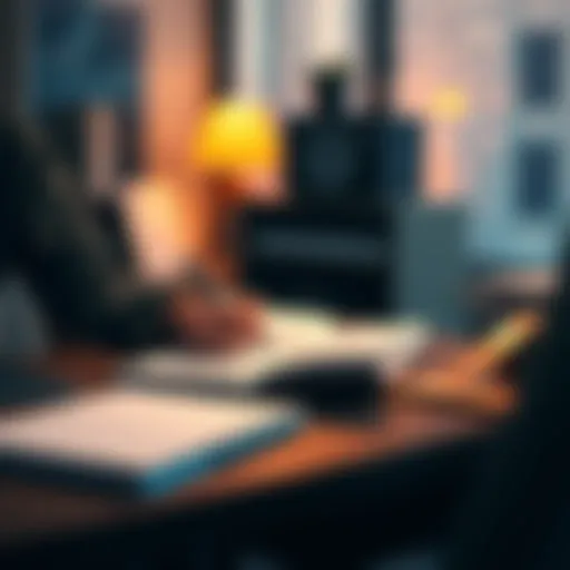 A person sitting at a desk writing in a planner, organizing their tasks and time for better productivity.