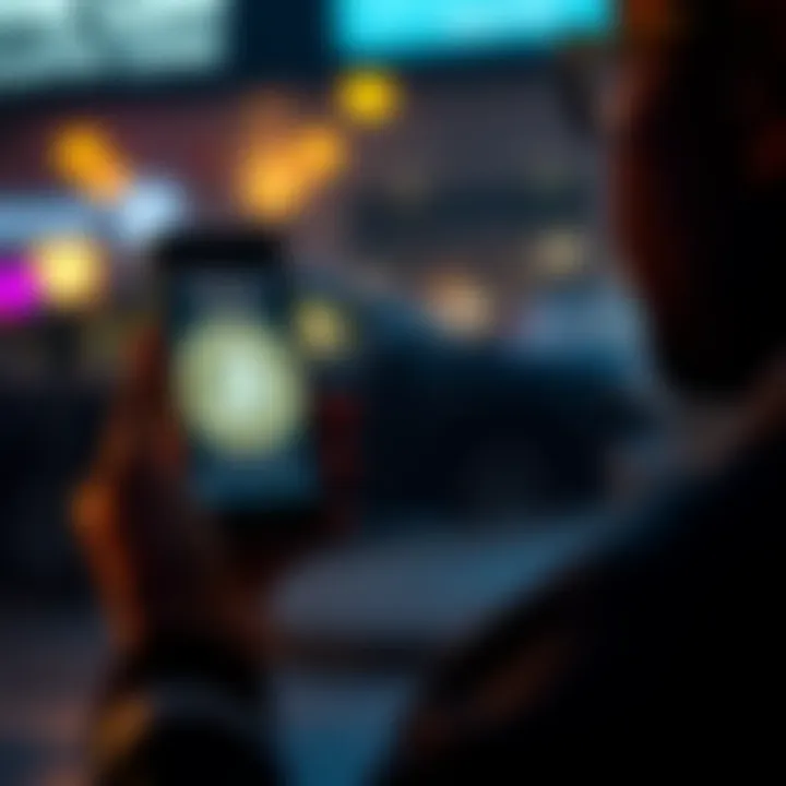 Individual holding a smartphone with Pepe Coin on the screen, contemplating a £7,000 investment instead of buying a car.