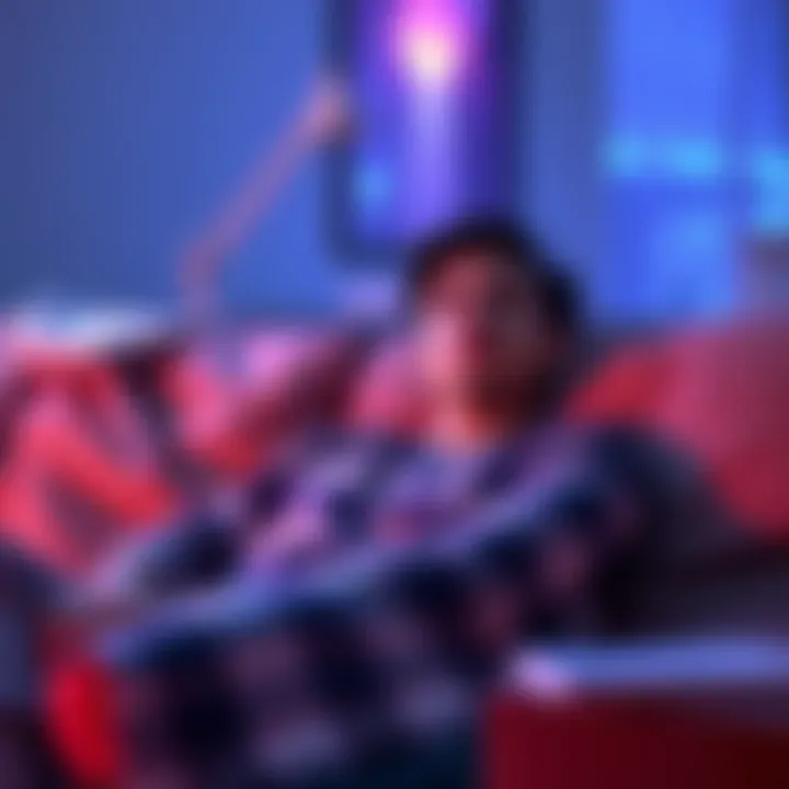 A person lounging on a couch with a thoughtful expression, reflecting on their days of inactivity.