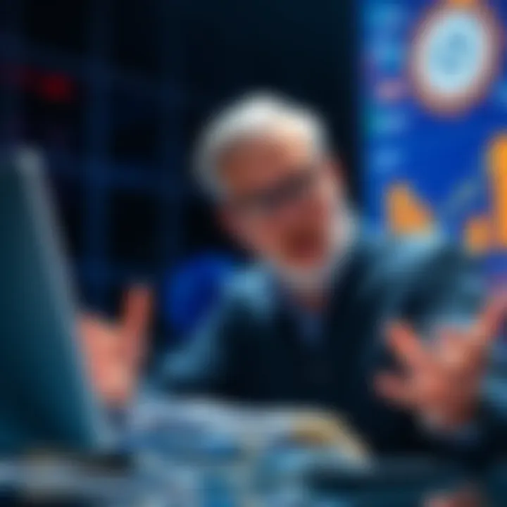 Peter Brandt expressing positive predictions about XLM's future in 2025 during a market analysis session