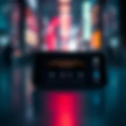 A smartphone screen showing an error message while an ad is playing, indicating an app crash