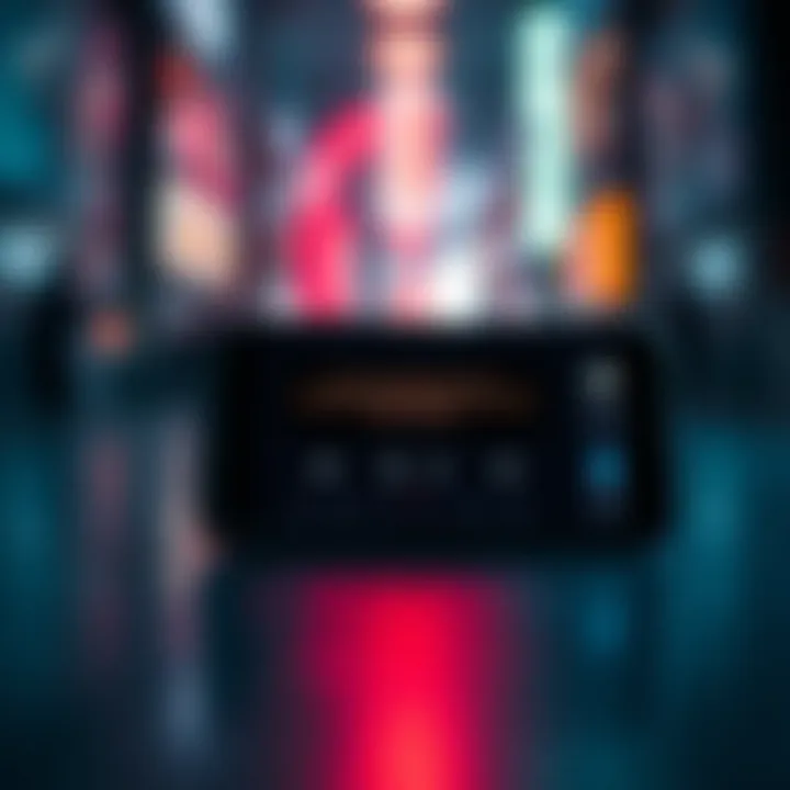 Phone displaying app crash during ad A smartphone screen showing an error message while an ad is playing, indicating an app crash