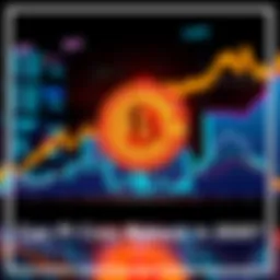 A digital chart showing fluctuations in PI coin's value with upward trends indicating potential comeback