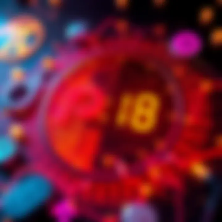 A countdown timer signifying the approaching deadline for the Pi domain auction, with visuals of Pi symbols and digital assets.