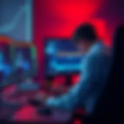 A player sits at a computer, looking upset after their Atlas Earth account was banned. The screen shows a message about the ban, highlighting their investment in the game. They appear confused and dis...