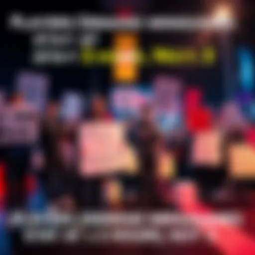 A group of gamers holding signs demanding the return of 2-hour minigames instead of 3 hours