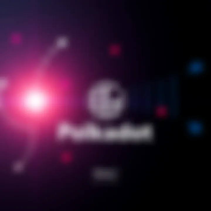 Polkadot logo with arrows showing growth and engagement, representing efforts to attract users and investors