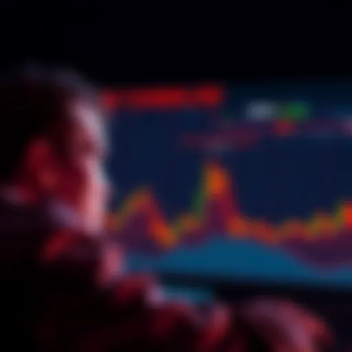 A graphic showing a distressed investor looking at a steep drop in a financial chart related to Polymarket, symbolizing a $700,000 loss due to market manipulation by whale investors.