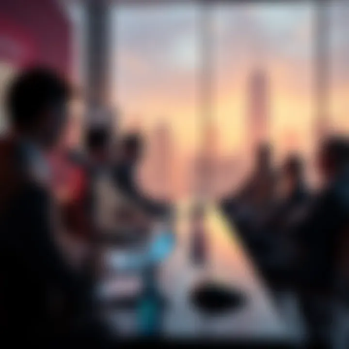 Experts discussing proof of stake technology during a Q&A session