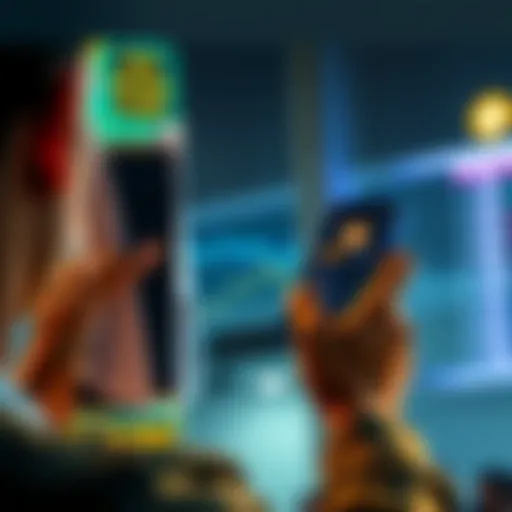 Individual holds a PlayStation 5 console while looking at Bitcoin prices on a smartphone