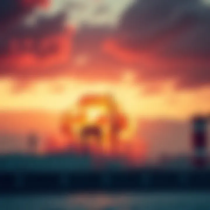 A large explosion at a gas facility in Qatar, with flames and smoke rising into the sky, indicating a serious attack.