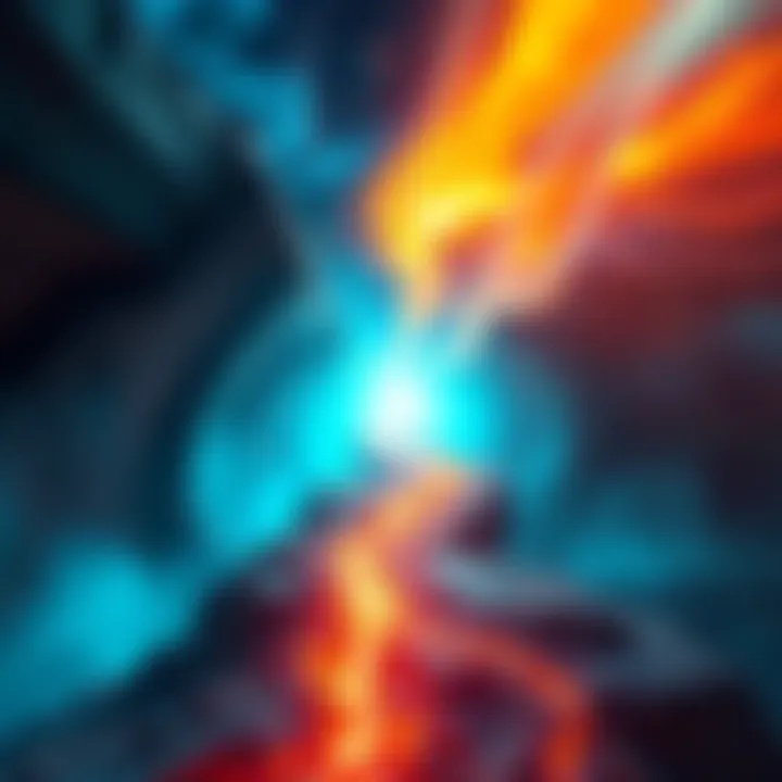 A visual representation of Quantum Immortality showing different paths splitting, suggesting alternate realities after choices are made.
