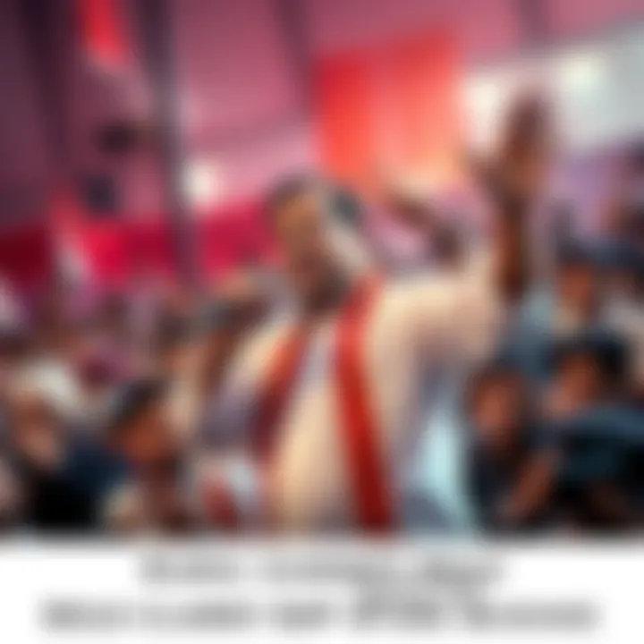 Rahul Gandhi speaking at a rally Rahul Gandhi passionately addressing a crowd during a political rally, emphasizing his points against the BJP.