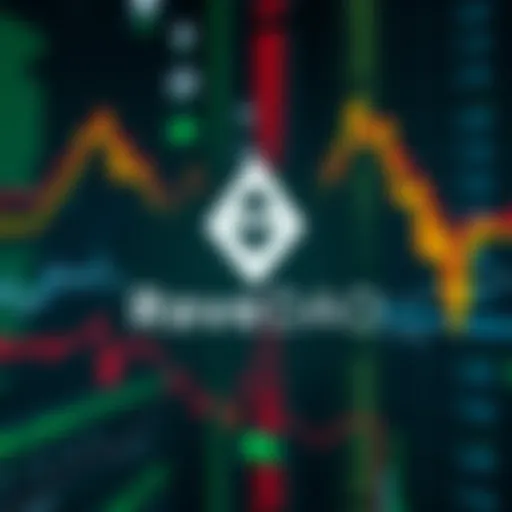 RaveDAO logo displayed prominently with a digital market background