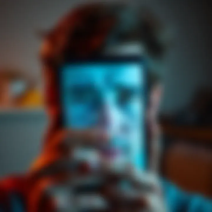Recovering a Seed Phrase A person looking frustrated while trying to recover a missing word from a 12-word seed phrase on a smartphone screen.