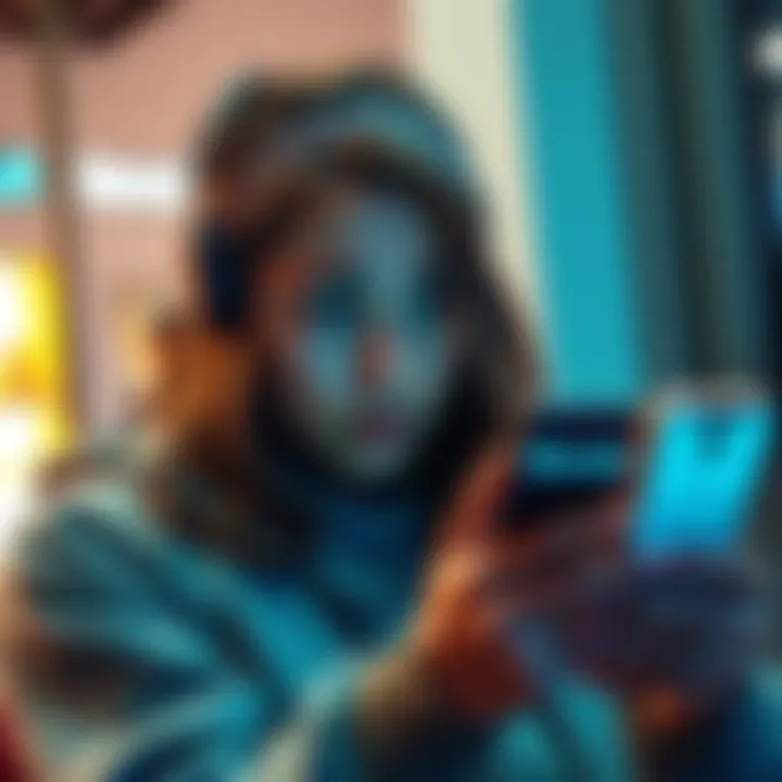 A person looking confused while checking their smartphone app for account status, with a Revolut logo visible
