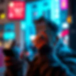 A person looking at their smartphone with Revolut app open, worried about subscription obligations while receiving a draft notice.