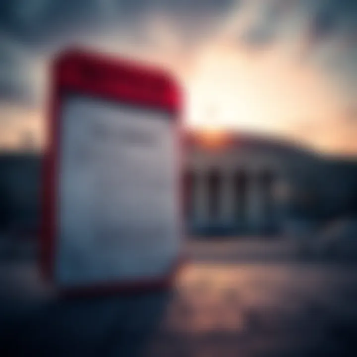 A notice from Romanian regulator labeling Polymarket as illegal gambling requiring licensing, with imagery of a government building in the background.