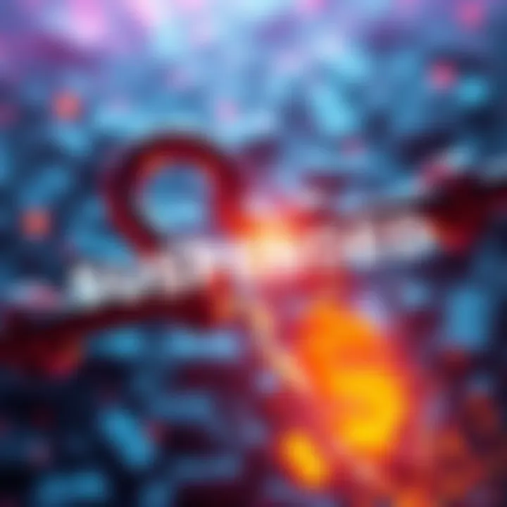 Visual representation of the Saga blockchain being halted, with a broken chain link and money symbols indicating the theft of $7 million.