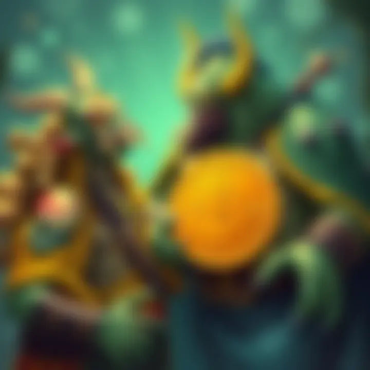 Illustration showing Satoshi and Nurgle together, symbolizing a message of love and embracing uniqueness.