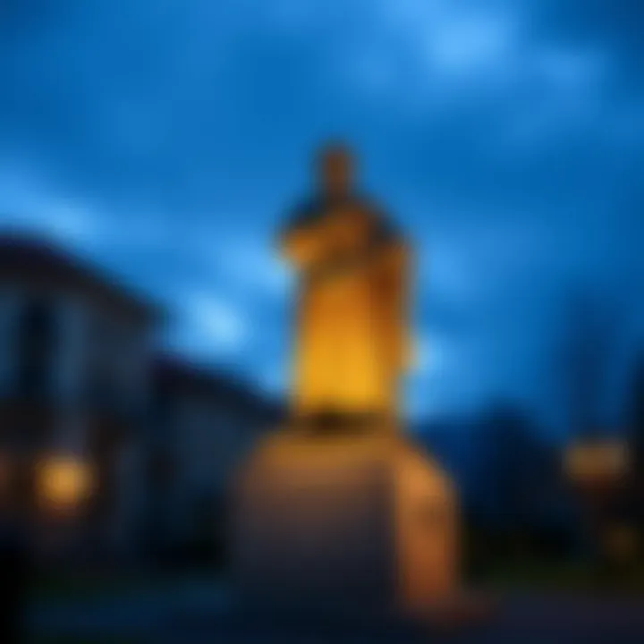 The Satoshi statue, a symbol of cryptocurrency, stands empty with no statue, raising alarm among locals.