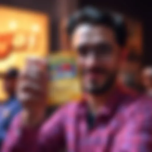 Anthony Scaramucci's son holding the $16 million tokenized Pokémon card previously owned by Logan Paul.