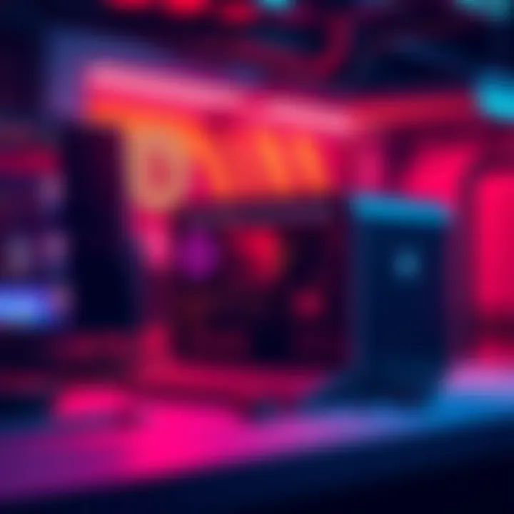 A secure, airgapped PC setup with bitcoin wallet software, disconnecting from the internet to enhance cryptocurrency safety.