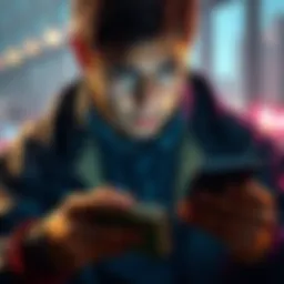 A person examining a cryptocurrency wallet on their phone while looking worried about security after a break-in.