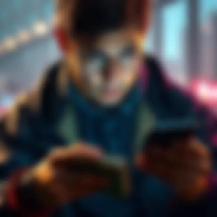 A person examining a cryptocurrency wallet on their phone while looking worried about security after a break-in.