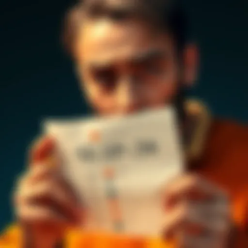 A person looks concerned while holding a piece of paper with a seed phrase, contemplating wallet options for accessing cryptocurrency.