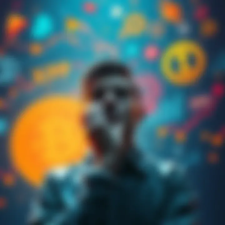 Seeking Insights on XRP A person looking for expert advice on XRP, surrounded by crypto symbols and charts, expressing frustration with misinformation.