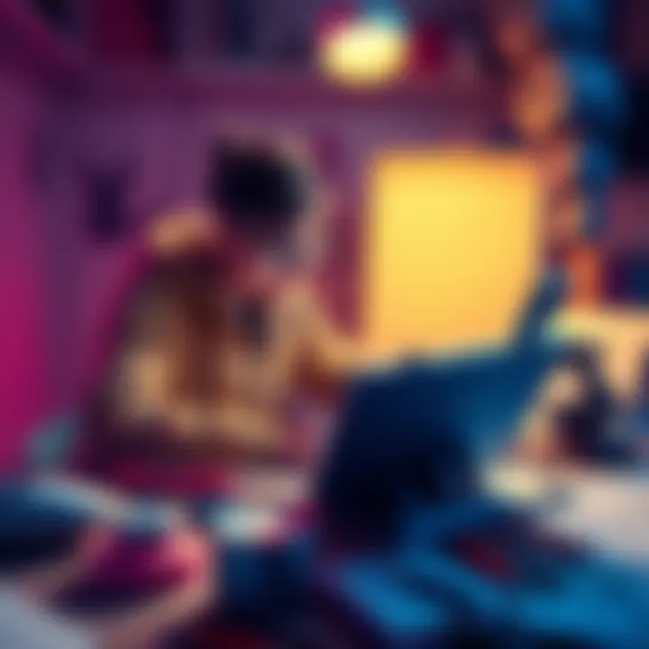 A person working on a DIY jak using Paint 3D, surrounded by sketches and tools