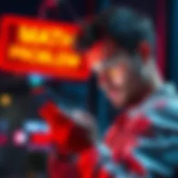 A person looking at their phone displaying a math problem with a dollar sign, searching for ways to sell it.