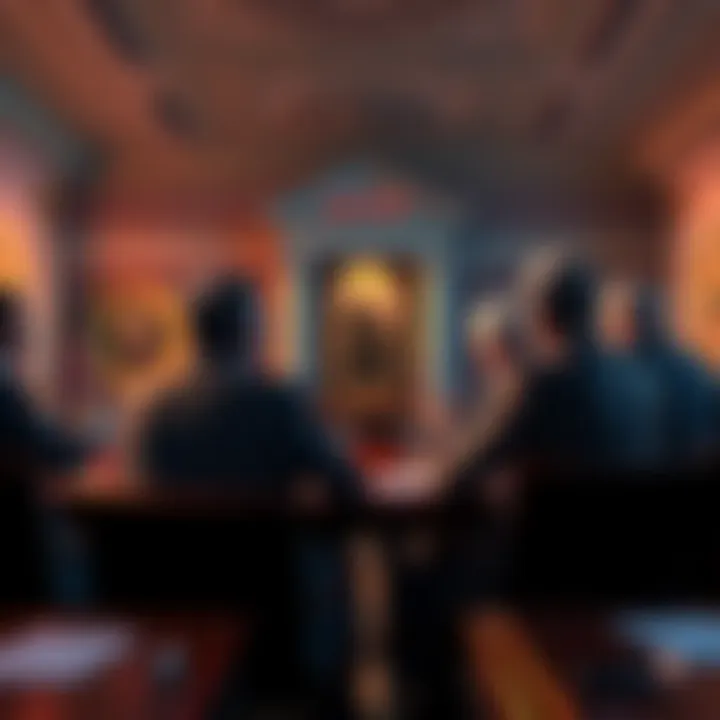 Group of Senators in a meeting discussing the CLARITY Act and its effects on stablecoin yields