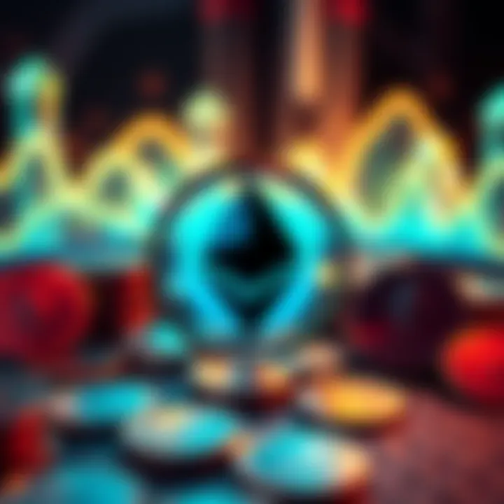 SharpLink Gaming logo with Ethereum coins in the background, representing a major investment