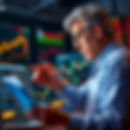SHIB Investment Loss A long-time SHIB investor reviewing charts and indicators, showing concern over a $10,000 loss after years of investment.